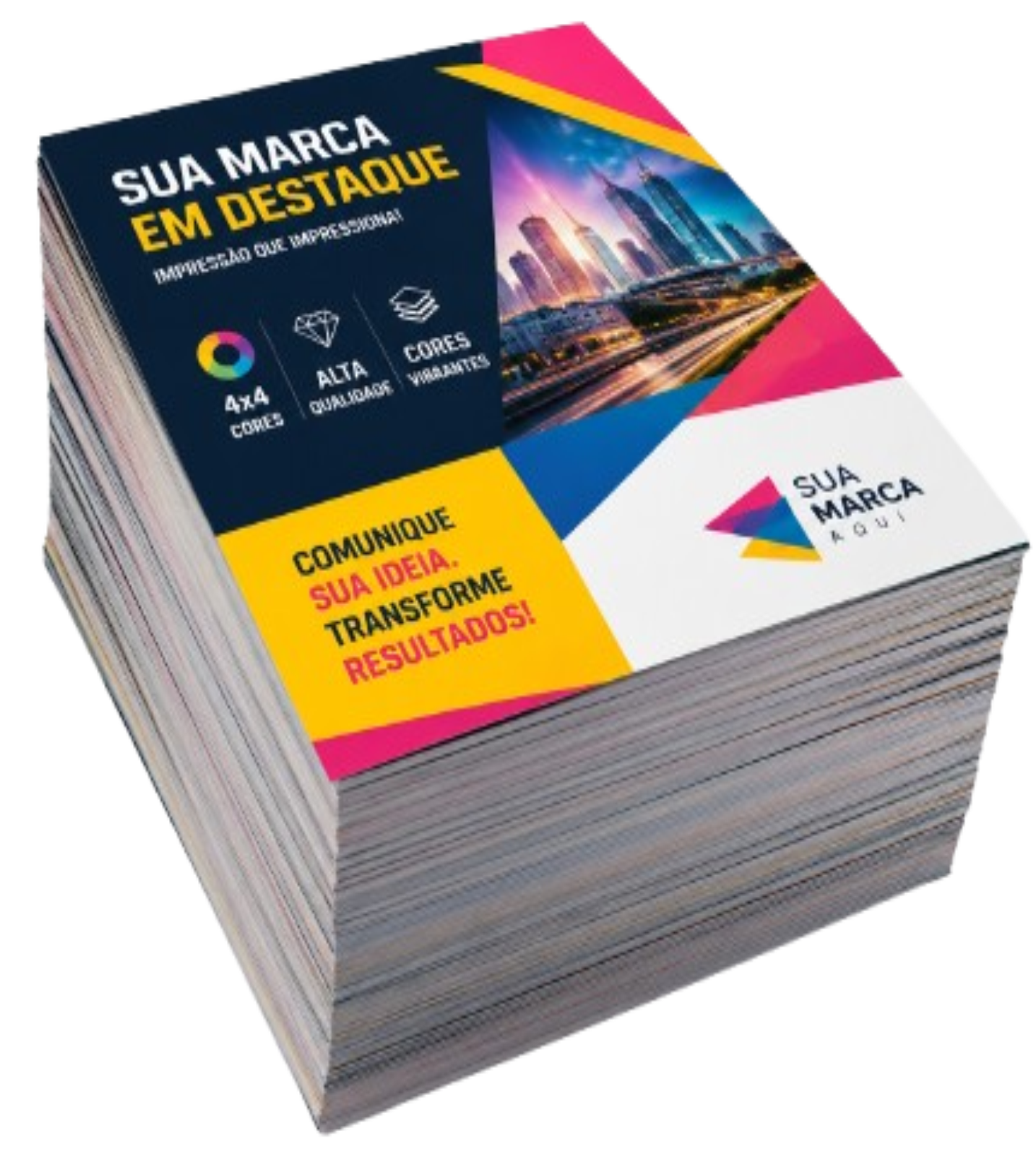 FOLHETO 15x21cm - 4x0 CORES