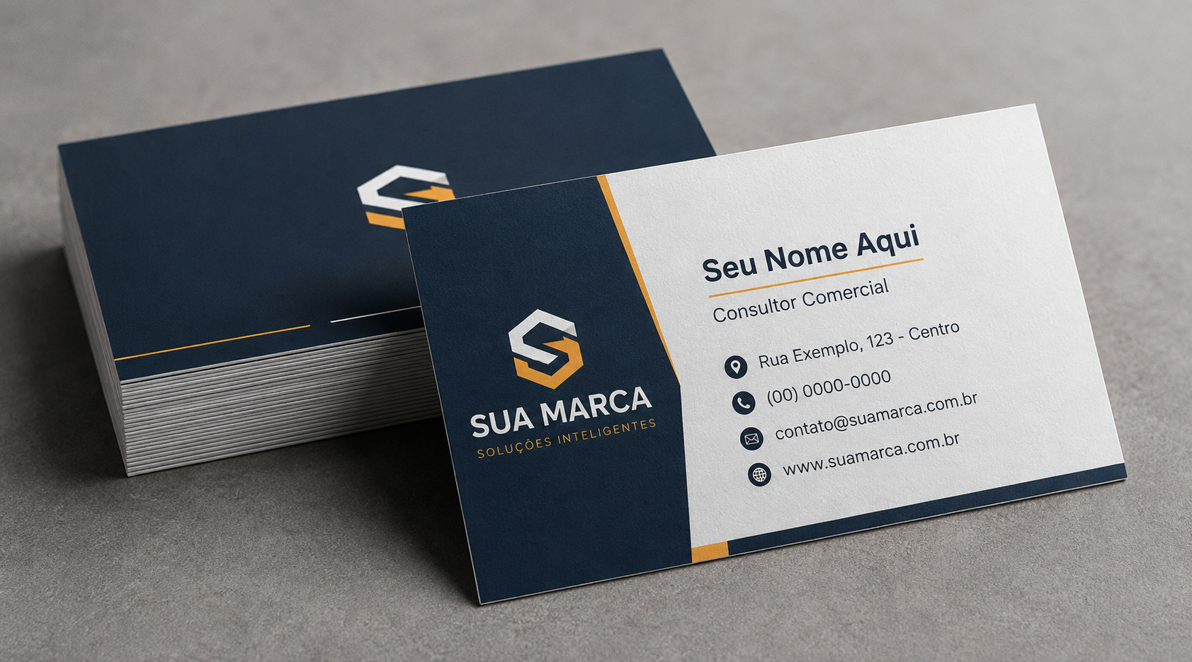 CARTÃO DE VISITA 4X0 CORES